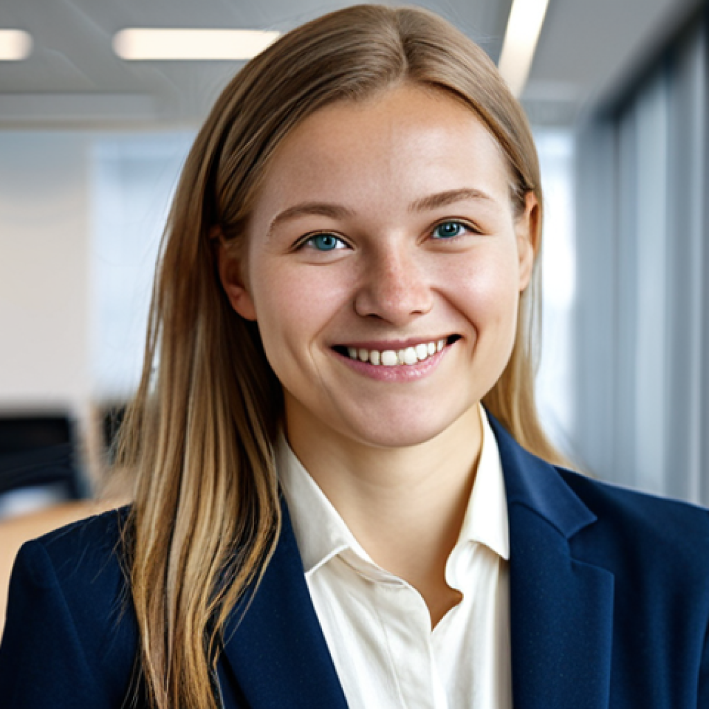 항공산업 채용 - LinkedIn Profile Success**

"A young, smiling Swedish woman in her late 20s, professional headshot f...