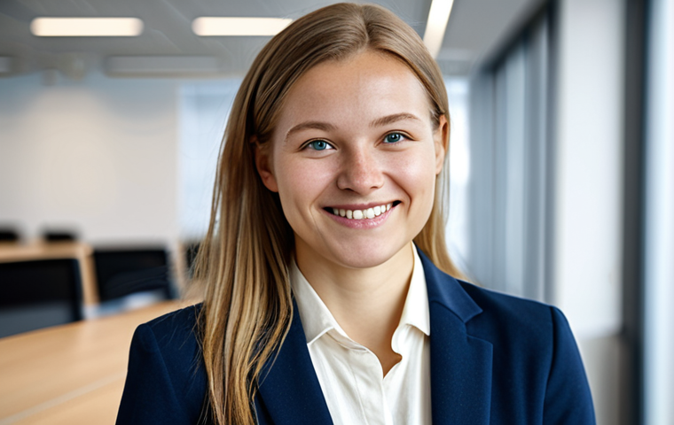 항공산업 채용 - LinkedIn Profile Success**

"A young, smiling Swedish woman in her late 20s, professional headshot f...