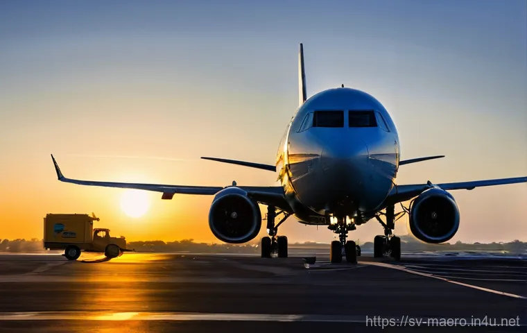 항공기 엔지니어 자격증 - **Prompt 2: Precision Maintenance in the Hangar**
    "Inside a vast, brightly lit aircraft hangar, ...