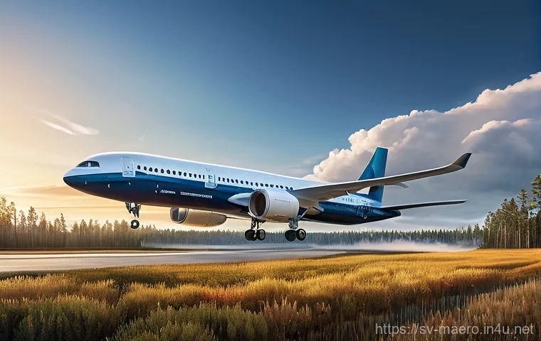 친환경 항공기 설계 - **Prompt 1: Sustainable Aviation Fuel (SAF) in a Swedish Landscape**
    "A sleek, futuristic bioref...