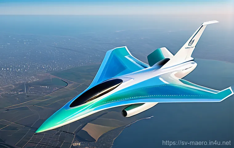 친환경 항공기 설계 - **Prompt 1: Sustainable Aviation Fuel (SAF) in a Swedish Landscape**
    "A sleek, futuristic bioref...