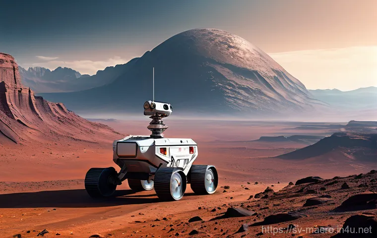 항공우주 인공지능 - A large, pristine passenger aircraft is undergoing maintenance in a brightly lit, state-of-the-art h...