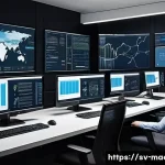 항공우주 소프트웨어 개발 - A high-tech aerospace software development environment showcasing engineers collaborating intensely ...