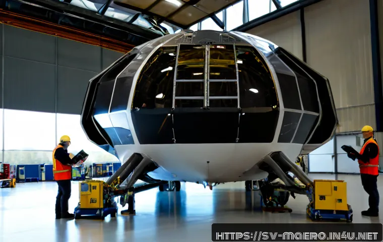 Home 17 우주항공기 구조 - Photorealistic cutaway view of a modern reusable spacecraft in a clean Scandinavian aerospace assemb...